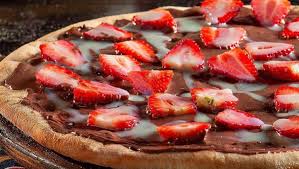 Pizza de Nutella com Morango da Don Mussarelo